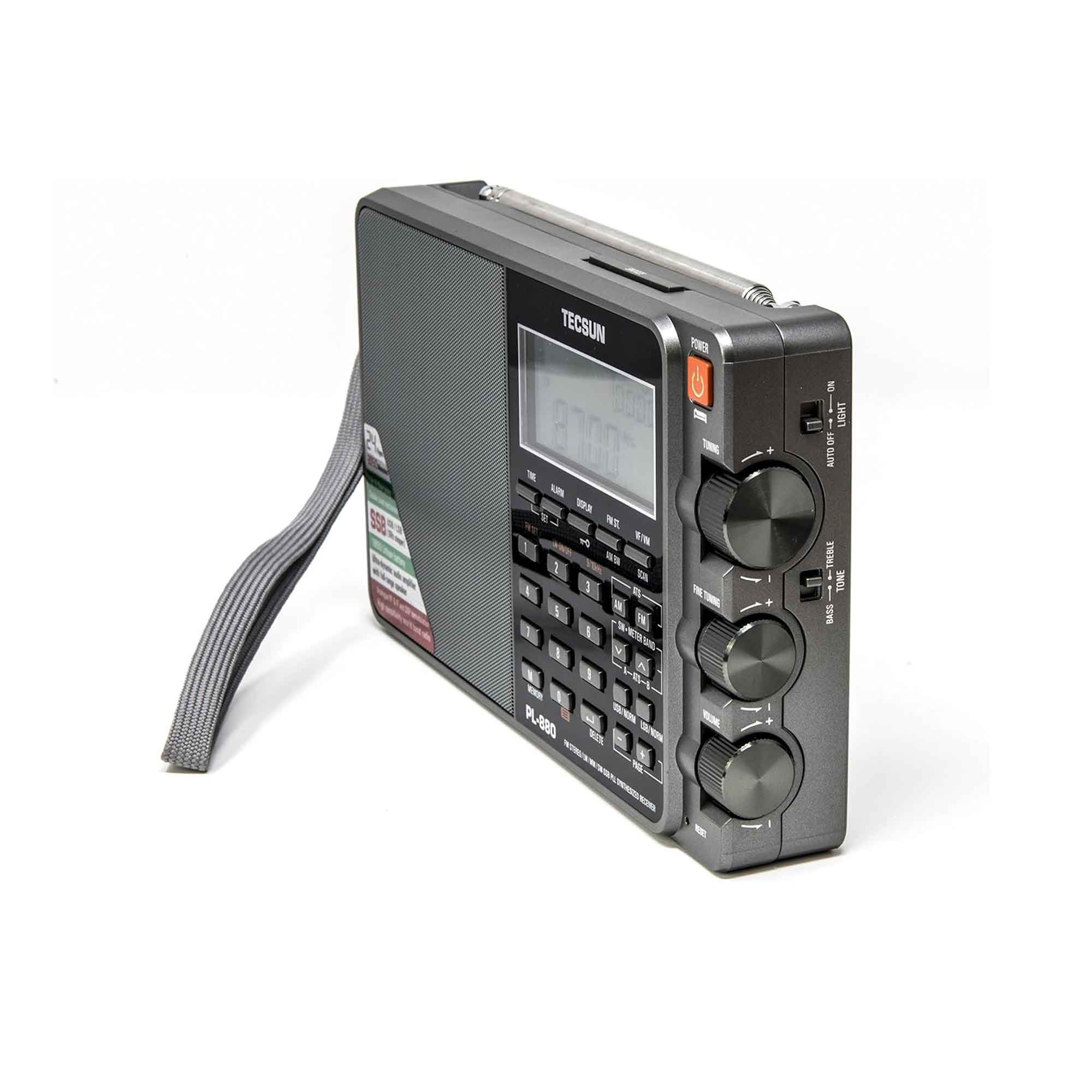 Tecsun PL880 PLL Dual Conversion AM FM Shortwave Portable Radio 