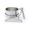 The American Reserves Kelly Kettle® Ultimate Base Camp Kit includes a stainless steel round pot, wire rack, and tongs. Perfectly displayed on white, this durable and stylish set enhances any Outdoor Education experience.